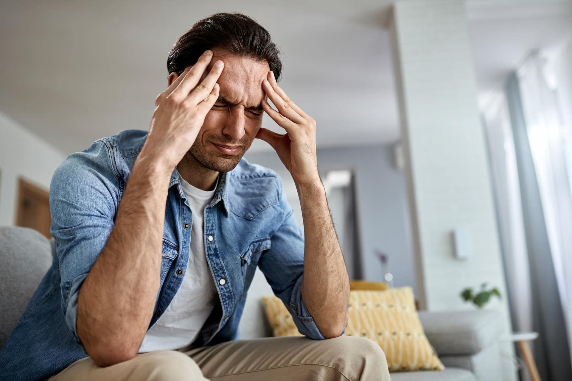 Why do I experience headache when bending?