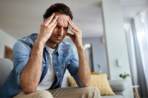 The lump on the head hurts when pressed, but no injury